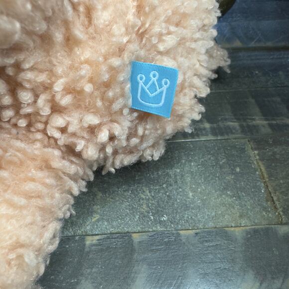 Pink Fuzzy Soft Plush Puppy Manhattan Toy Company 15” Stuffed Animal - Picture 4 of 6